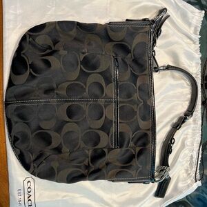 Coach Black Messenger Bag with Modern Design